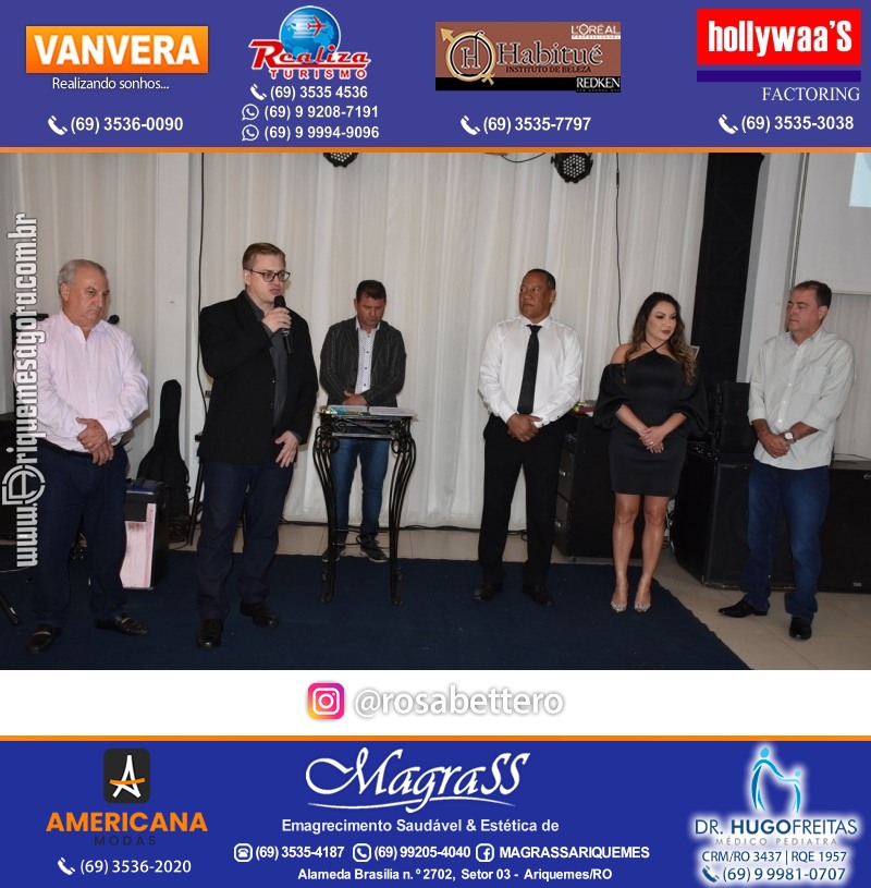 Jantar de Celebração e Encerramento do Hospital Carlos Chagas em Ariquemes