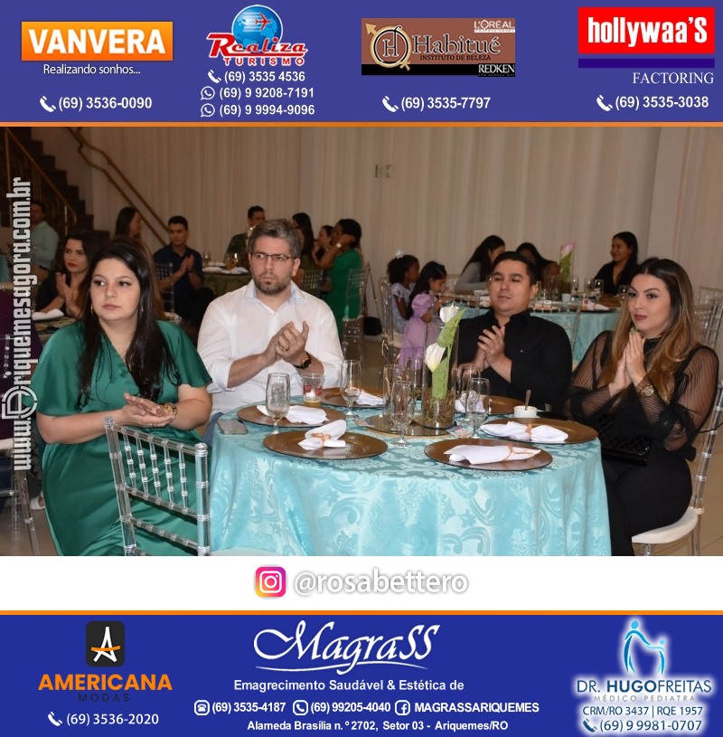 Jantar de Celebração e Encerramento do Hospital Carlos Chagas em Ariquemes