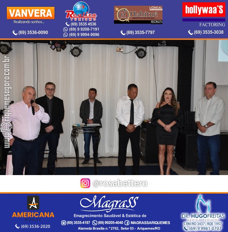 Jantar de Celebração e Encerramento do Hospital Carlos Chagas em Ariquemes