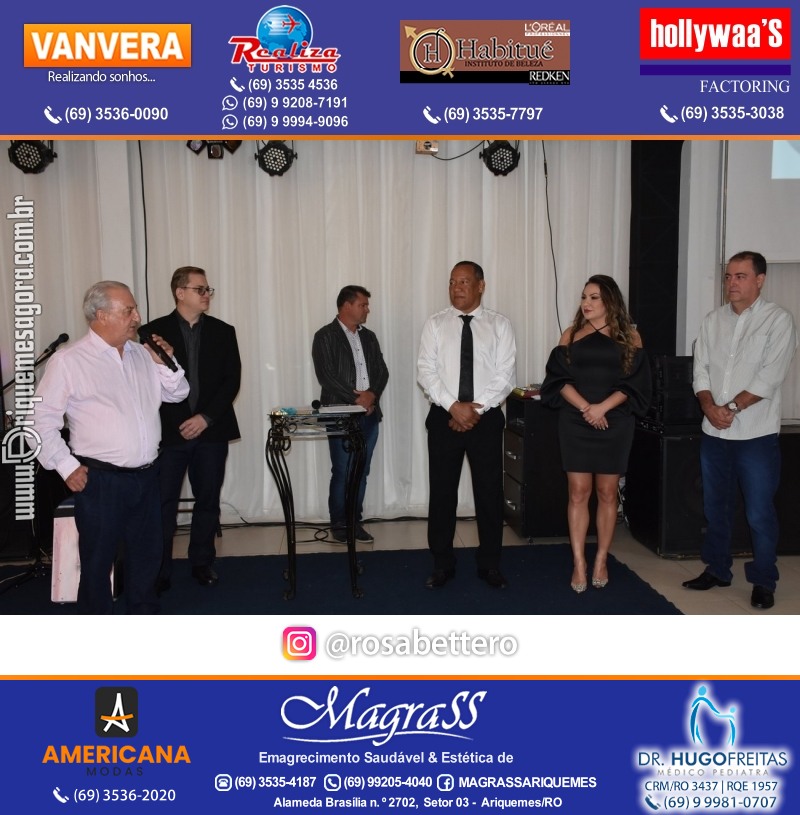 Jantar de Celebração e Encerramento do Hospital Carlos Chagas em Ariquemes