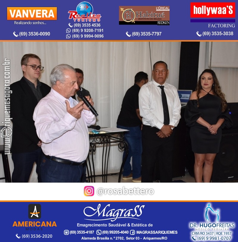 Jantar de Celebração e Encerramento do Hospital Carlos Chagas em Ariquemes