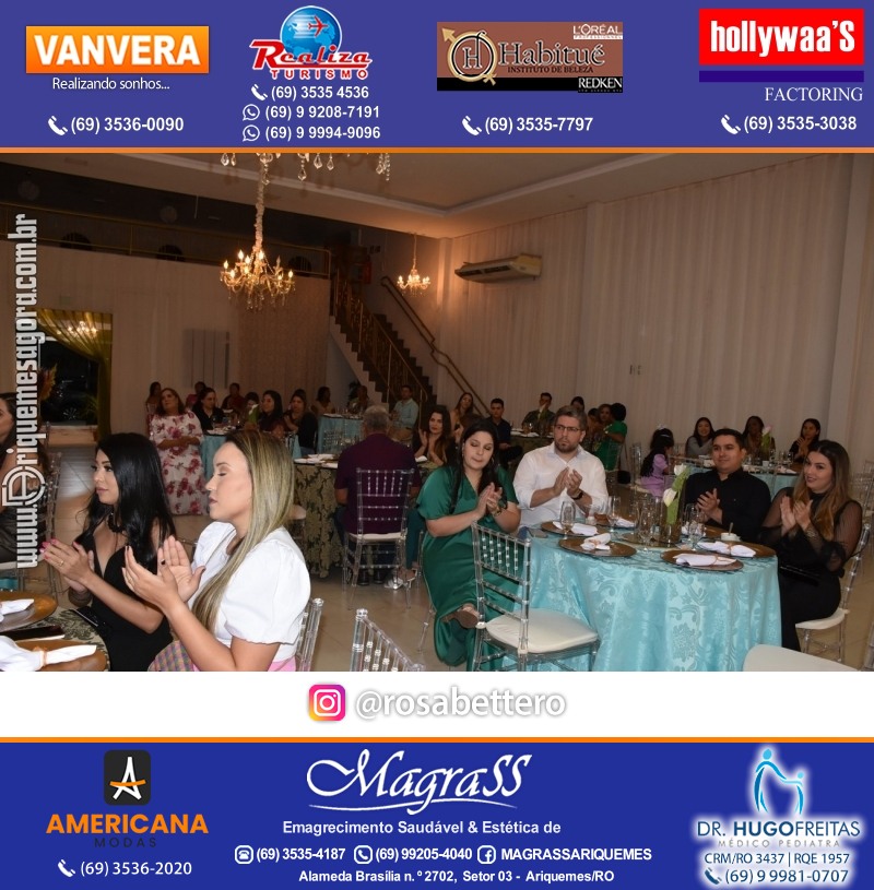 Jantar de Celebração e Encerramento do Hospital Carlos Chagas em Ariquemes