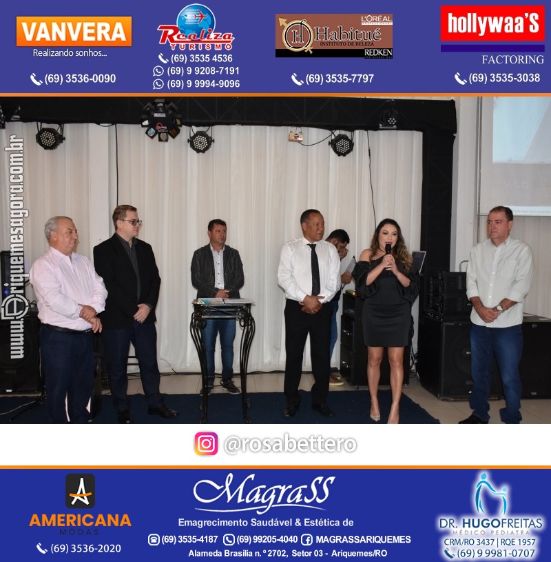 Jantar de Celebração e Encerramento do Hospital Carlos Chagas em Ariquemes