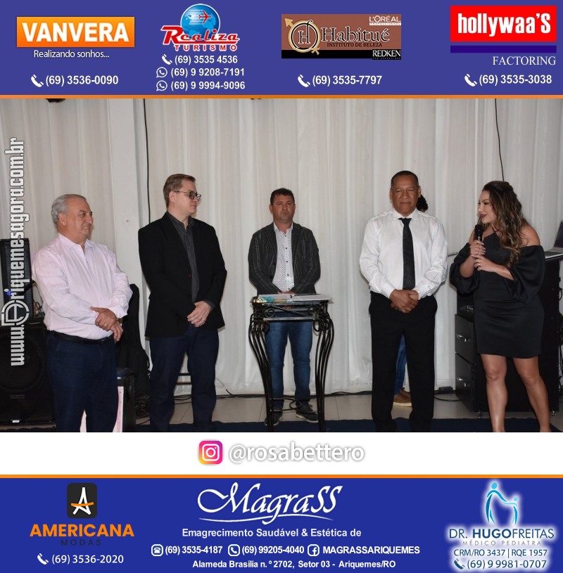 Jantar de Celebração e Encerramento do Hospital Carlos Chagas em Ariquemes