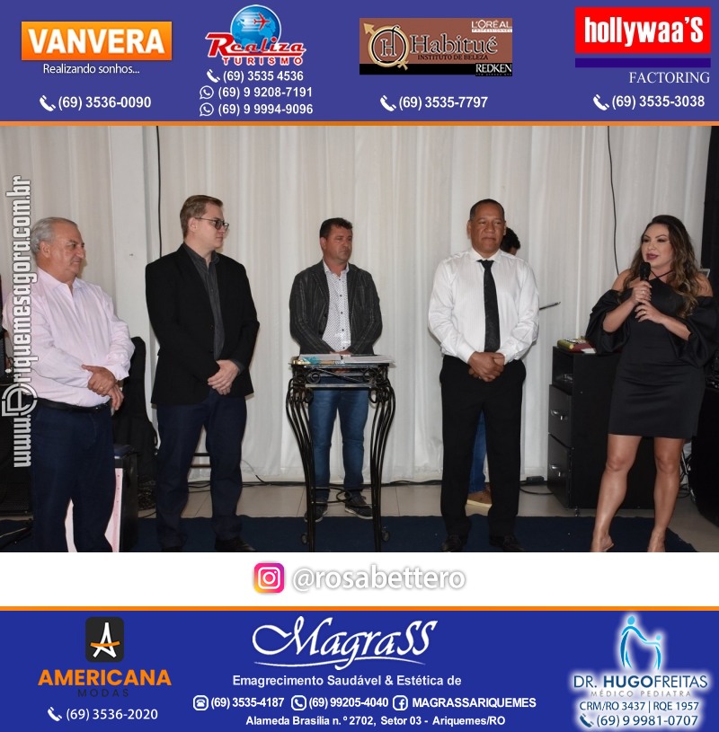 Jantar de Celebração e Encerramento do Hospital Carlos Chagas em Ariquemes