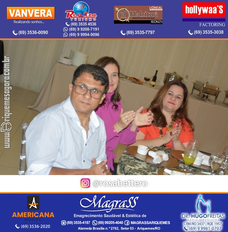 Jantar de Celebração e Encerramento do Hospital Carlos Chagas em Ariquemes
