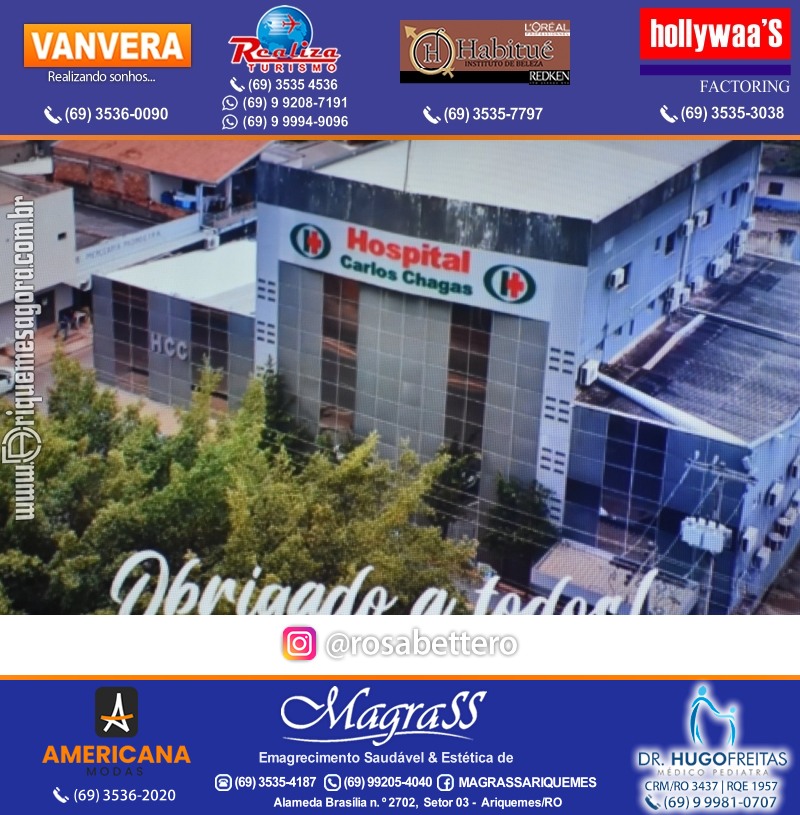 Jantar de Celebração e Encerramento do Hospital Carlos Chagas em Ariquemes
