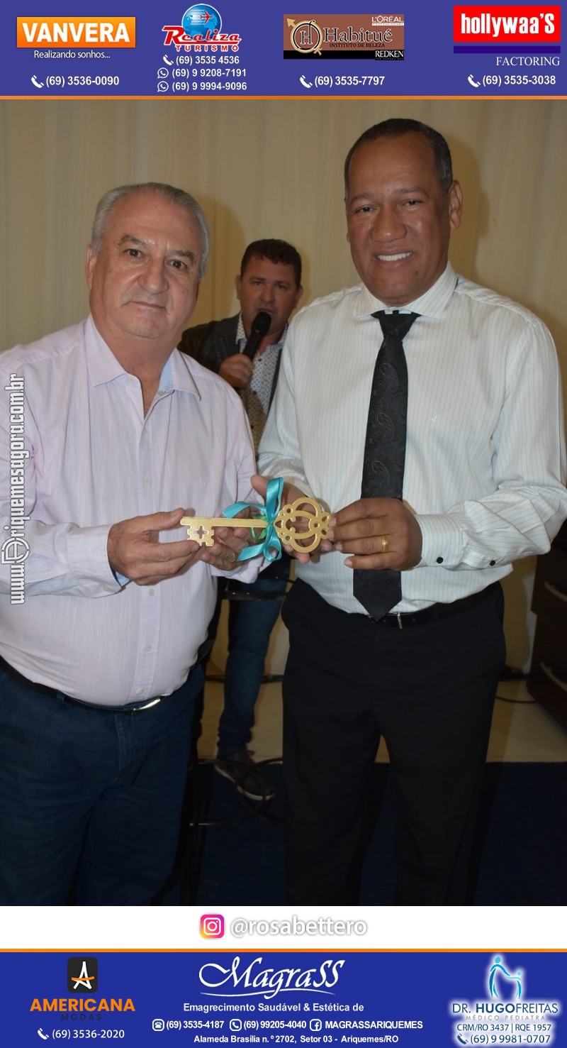 Jantar de Celebração e Encerramento do Hospital Carlos Chagas em Ariquemes