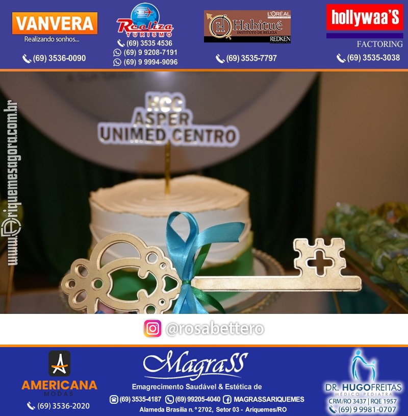 Jantar de Celebração e Encerramento do Hospital Carlos Chagas em Ariquemes