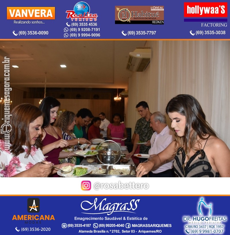 Jantar de Celebração e Encerramento do Hospital Carlos Chagas em Ariquemes