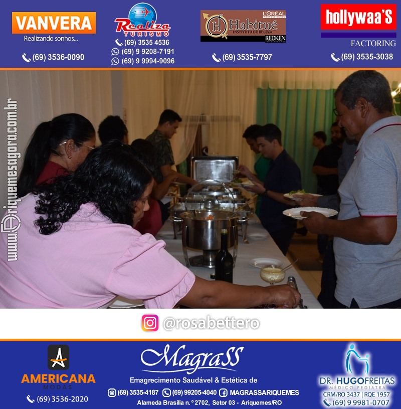 Jantar de Celebração e Encerramento do Hospital Carlos Chagas em Ariquemes