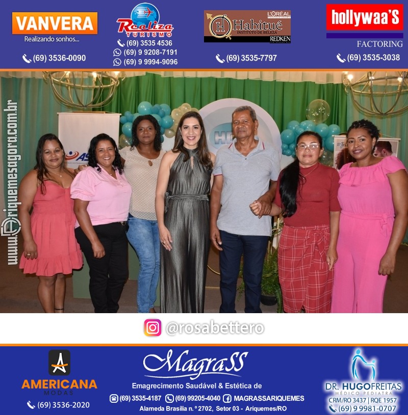 Jantar de Celebração e Encerramento do Hospital Carlos Chagas em Ariquemes