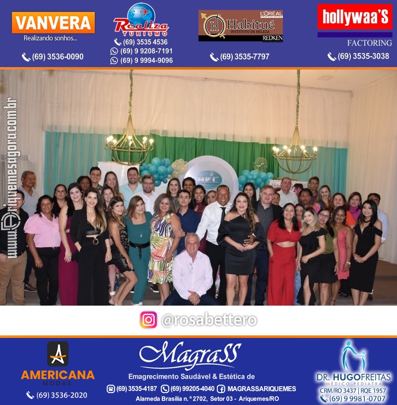 Jantar de Celebração e Encerramento do Hospital Carlos Chagas em Ariquemes