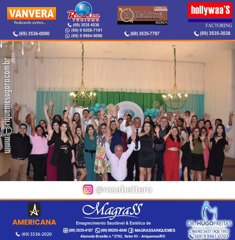 Jantar de Celebração e Encerramento do Hospital Carlos Chagas em Ariquemes