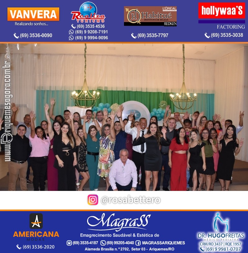 Jantar de Celebração e Encerramento do Hospital Carlos Chagas em Ariquemes
