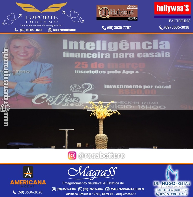 Inteligência Financeira para Casais na Nova Igreja Batista Casa de Deus em Ariquemes