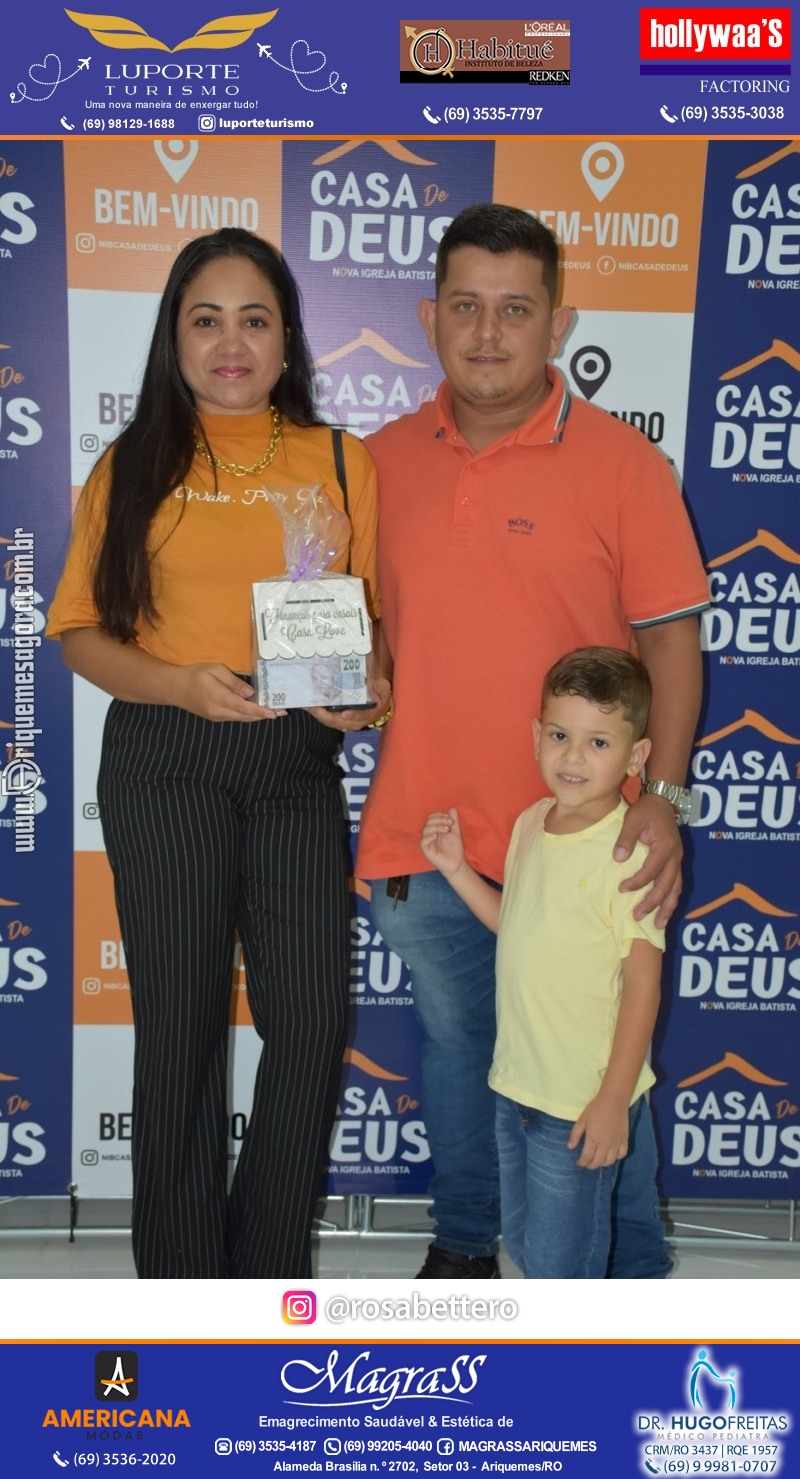 Inteligência Financeira para Casais na Nova Igreja Batista Casa de Deus em Ariquemes