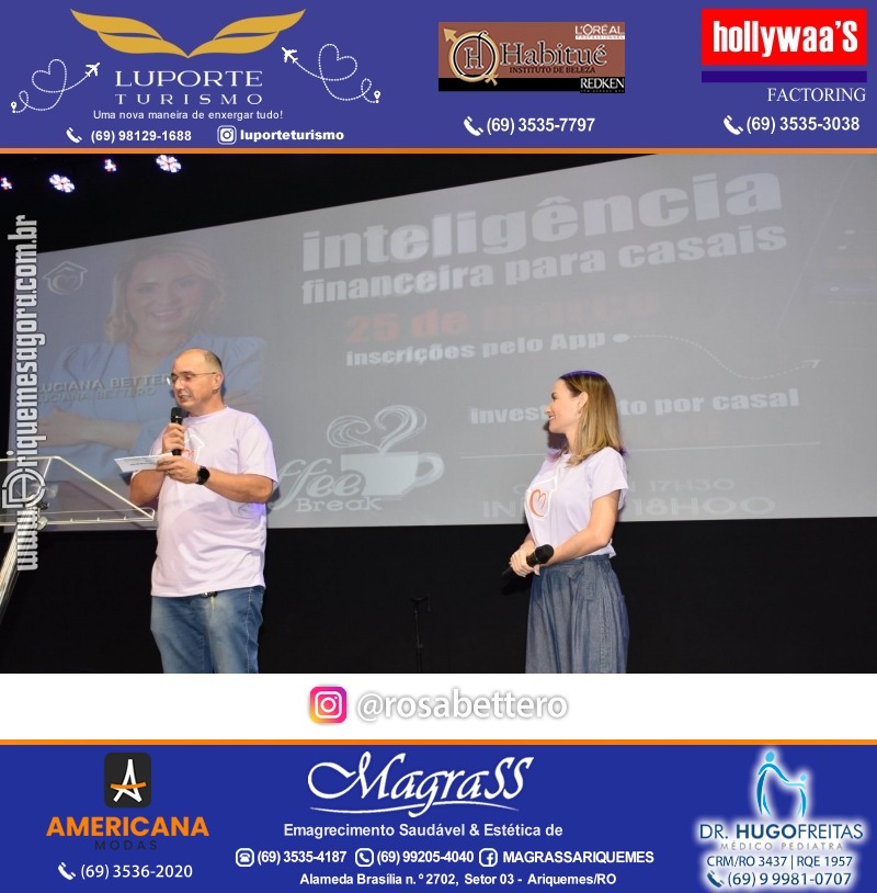 Inteligência Financeira para Casais na Nova Igreja Batista Casa de Deus em Ariquemes