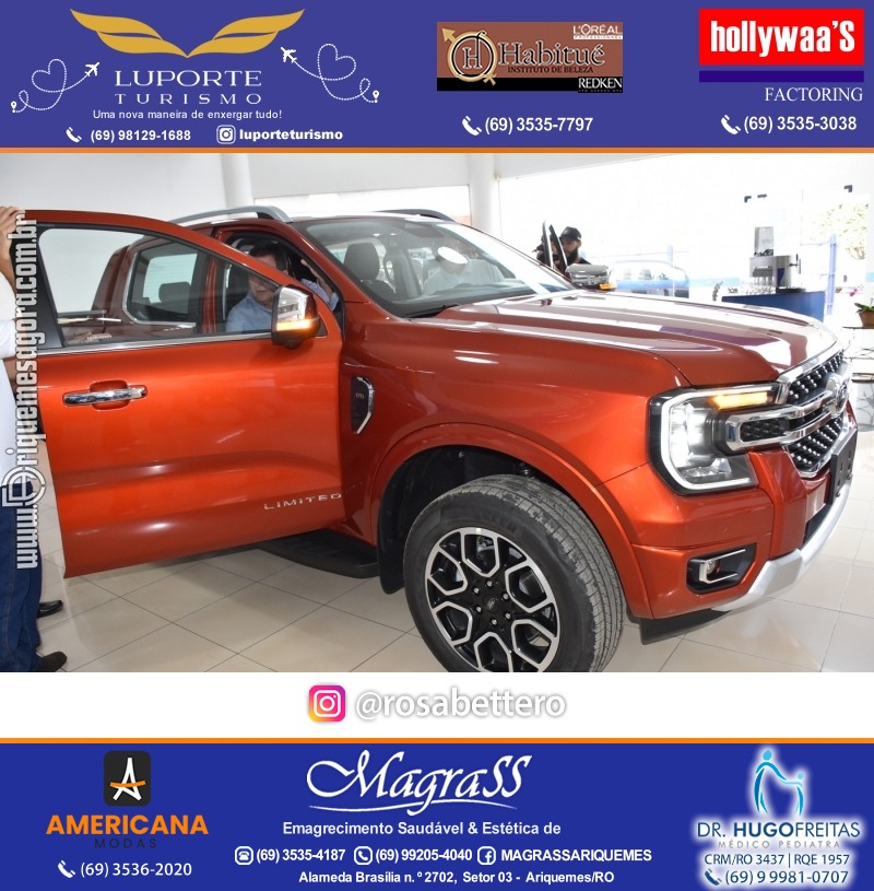 FORD MEGA VEÍCULOS ARIQUEMES - Rondônia - Lançamento da NOVA RANGER V6 – FORD RANGER 2024