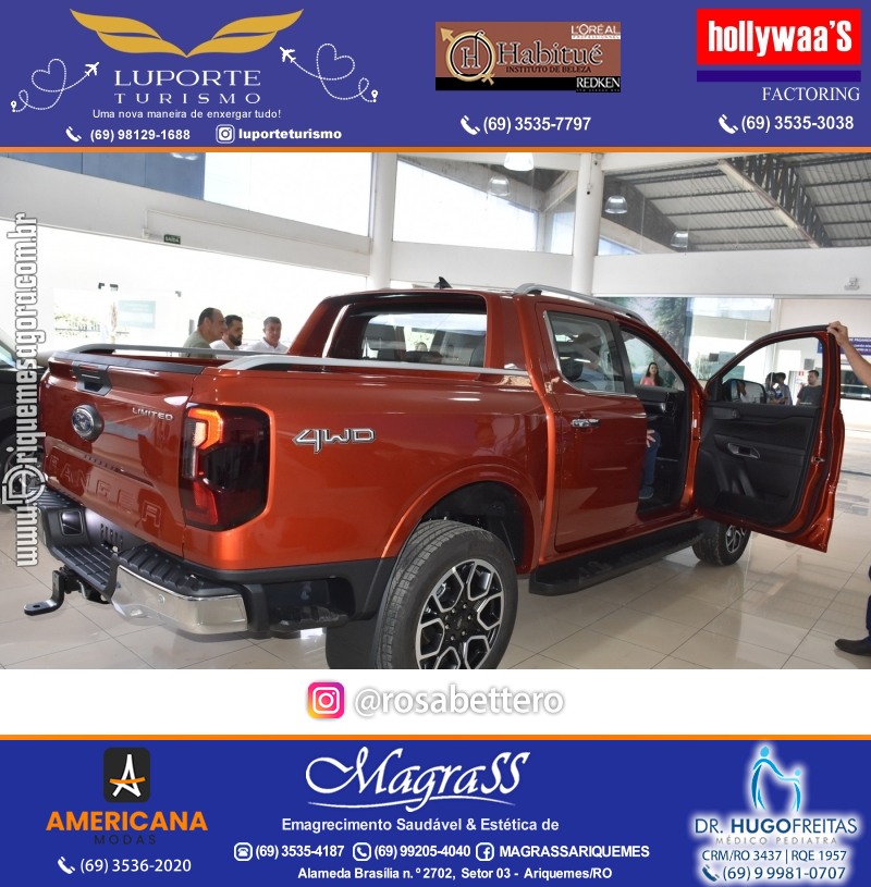 FORD MEGA VEÍCULOS ARIQUEMES - Rondônia - Lançamento da NOVA RANGER V6 – FORD RANGER 2024