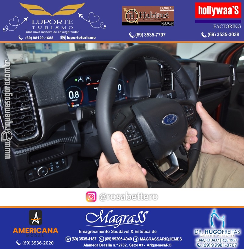 FORD MEGA VEÍCULOS ARIQUEMES - Rondônia - Lançamento da NOVA RANGER V6 – FORD RANGER 2024