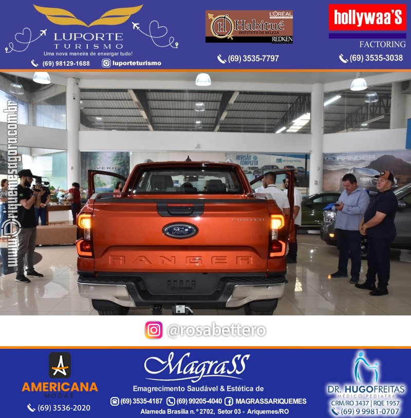 FORD MEGA VEÍCULOS ARIQUEMES - Rondônia - Lançamento da NOVA RANGER V6 – FORD RANGER 2024