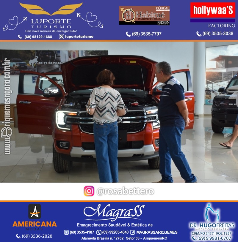 FORD MEGA VEÍCULOS ARIQUEMES - Rondônia - Lançamento da NOVA RANGER V6 – FORD RANGER 2024