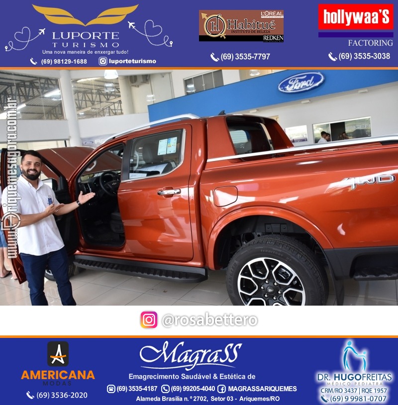 FORD MEGA VEÍCULOS ARIQUEMES - Rondônia - Lançamento da NOVA RANGER V6 – FORD RANGER 2024