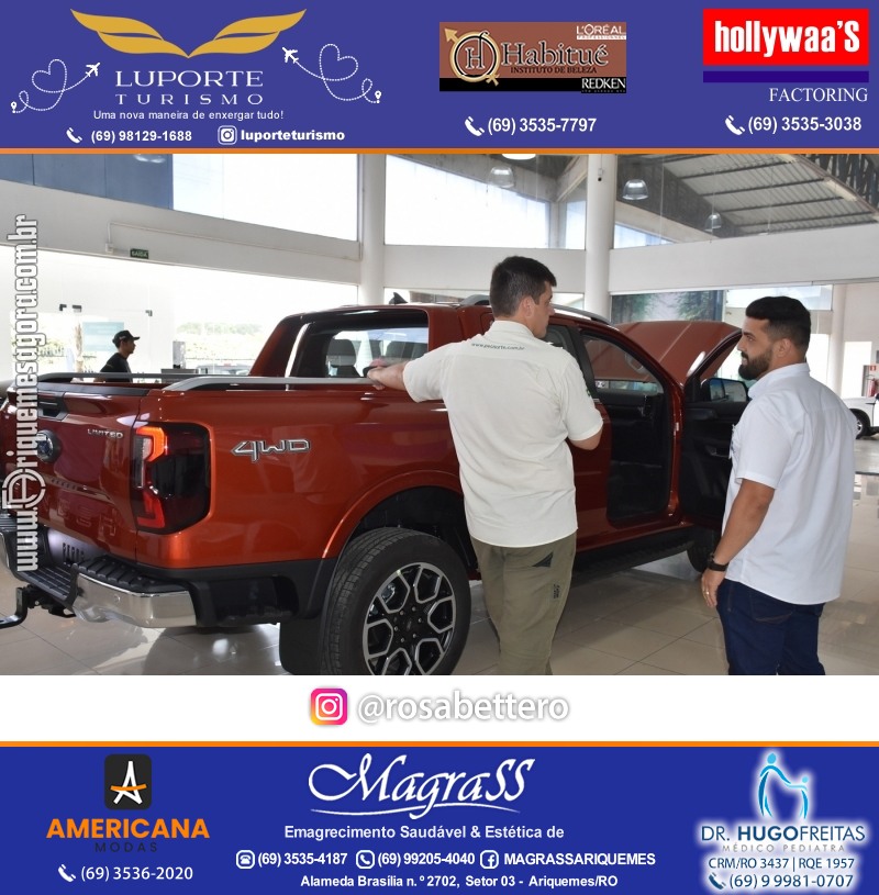 FORD MEGA VEÍCULOS ARIQUEMES - Rondônia - Lançamento da NOVA RANGER V6 – FORD RANGER 2024