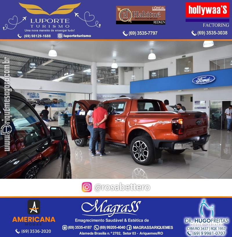 FORD MEGA VEÍCULOS ARIQUEMES - Rondônia - Lançamento da NOVA RANGER V6 – FORD RANGER 2024