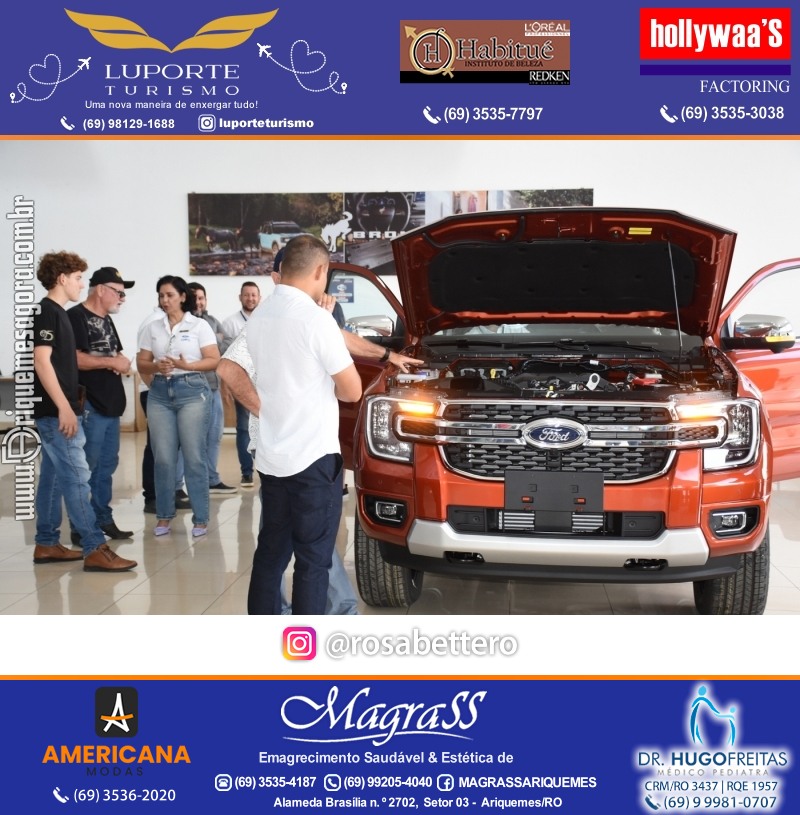 FORD MEGA VEÍCULOS ARIQUEMES - Rondônia - Lançamento da NOVA RANGER V6 – FORD RANGER 2024
