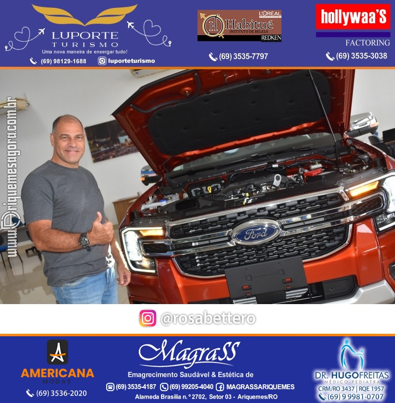 FORD MEGA VEÍCULOS ARIQUEMES - Rondônia - Lançamento da NOVA RANGER V6 – FORD RANGER 2024
