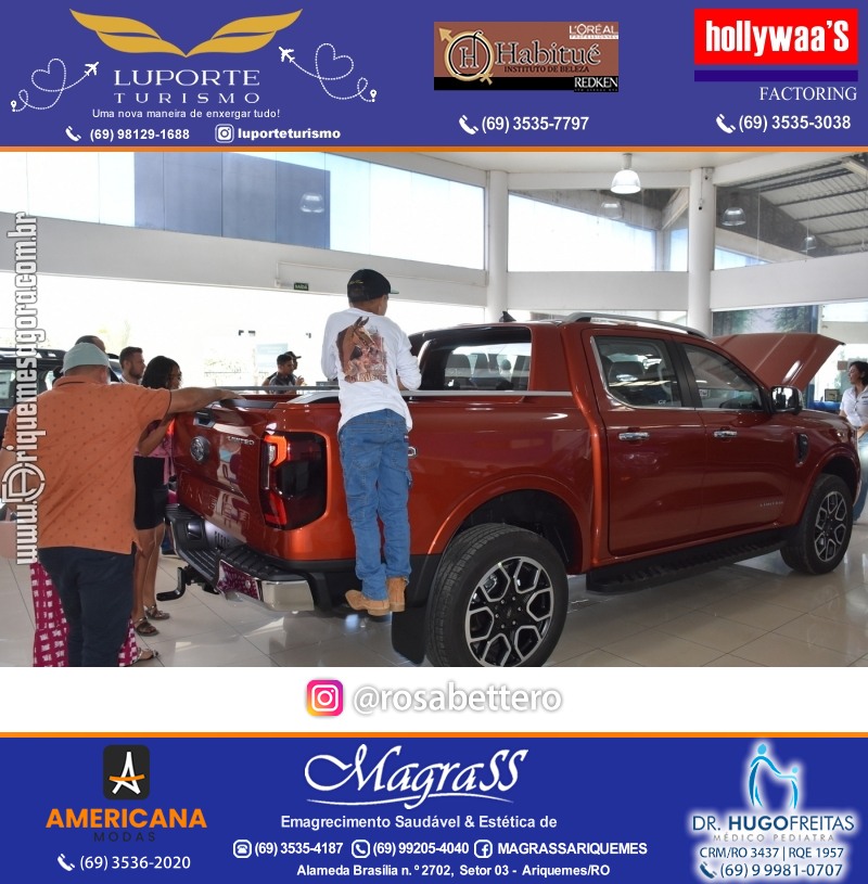 FORD MEGA VEÍCULOS ARIQUEMES - Rondônia - Lançamento da NOVA RANGER V6 – FORD RANGER 2024