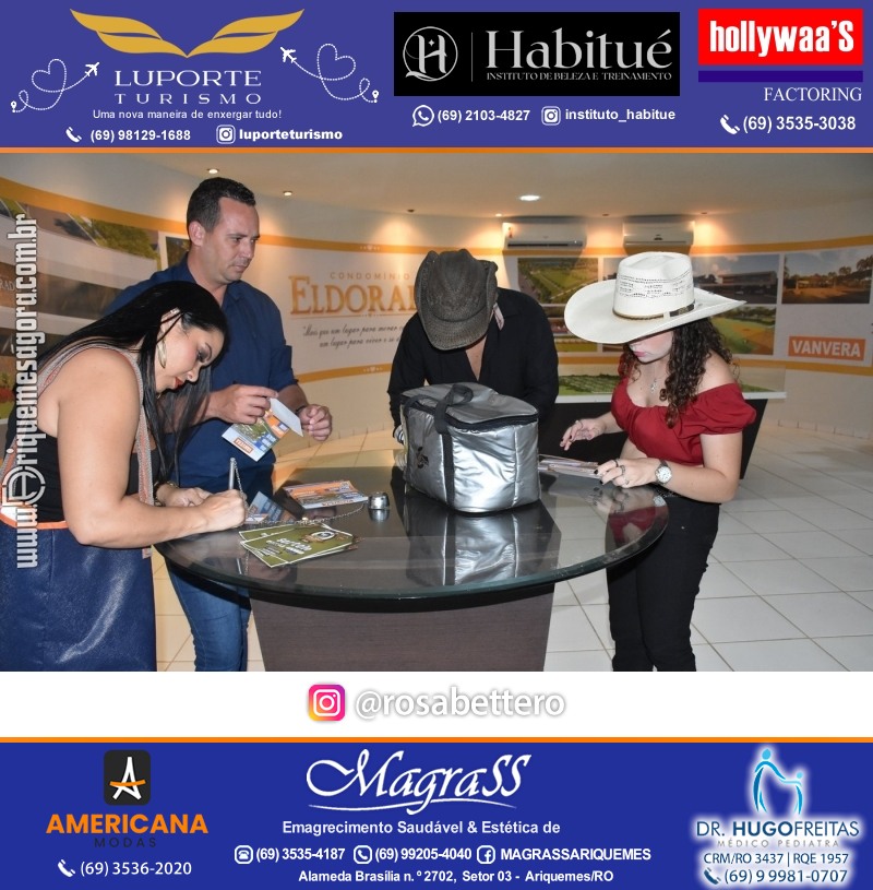 EXPOARI 2023 - Show com Gusttavo Lima & Galera & Stand & Camarote VIP & Camarote V8 na APA em Ariquemes Rondônia