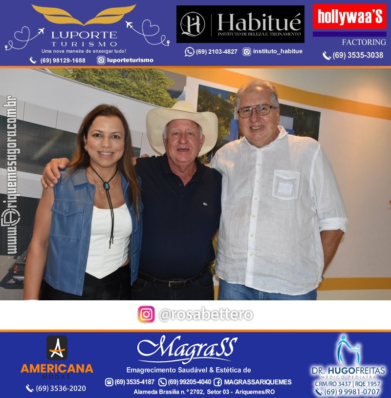 EXPOARI 2023 - Show com Gusttavo Lima & Galera & Stand & Camarote VIP & Camarote V8 na APA em Ariquemes Rondônia