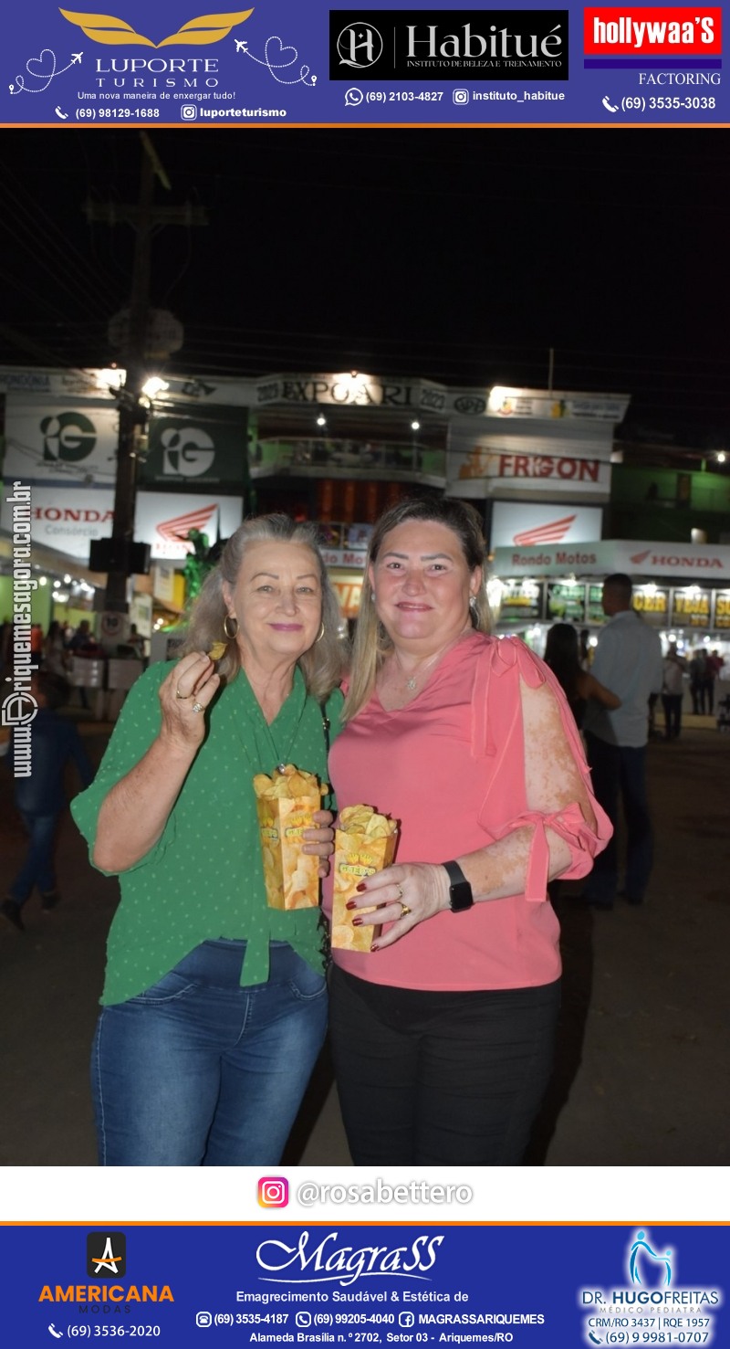 EXPOARI 2023 - Show com Gusttavo Lima & Galera & Stand & Camarote VIP & Camarote V8 na APA em Ariquemes Rondônia