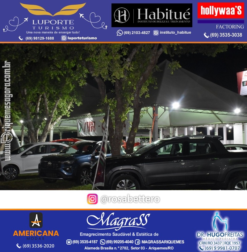 EXPOARI 2023 - Show com Gusttavo Lima & Galera & Stand & Camarote VIP & Camarote V8 na APA em Ariquemes Rondônia