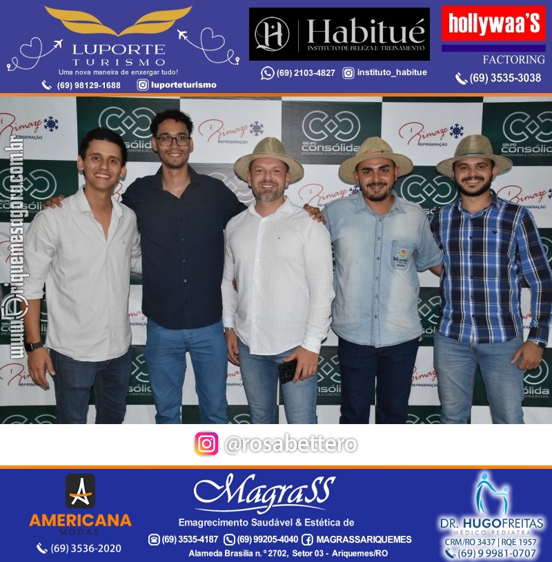 EXPOARI 2023 - Show com Gusttavo Lima & Galera & Stand & Camarote VIP & Camarote V8 na APA em Ariquemes Rondônia