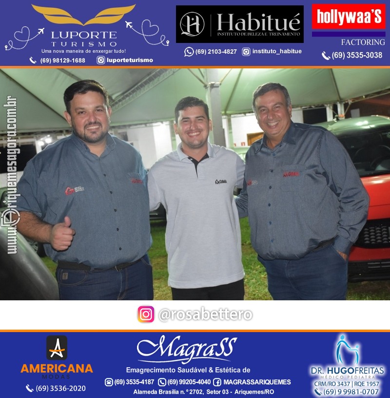 EXPOARI 2023 - Show com Gusttavo Lima & Galera & Stand & Camarote VIP & Camarote V8 na APA em Ariquemes Rondônia
