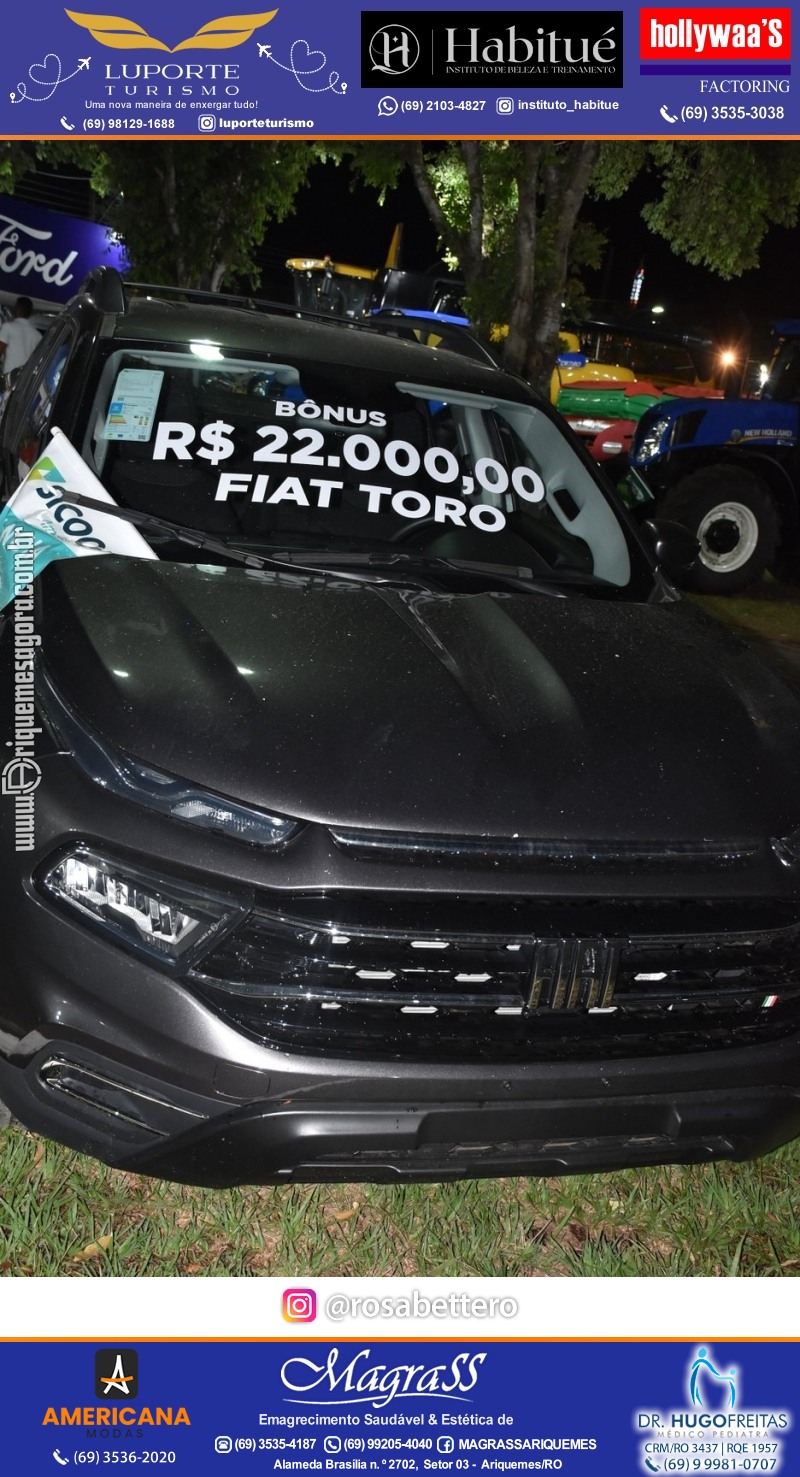 EXPOARI 2023 - Show com Gusttavo Lima & Galera & Stand & Camarote VIP & Camarote V8 na APA em Ariquemes Rondônia