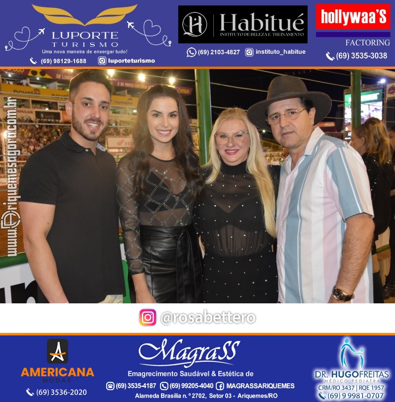 EXPOARI 2023 - Show com Gusttavo Lima & Galera & Stand & Camarote VIP & Camarote V8 na APA em Ariquemes Rondônia