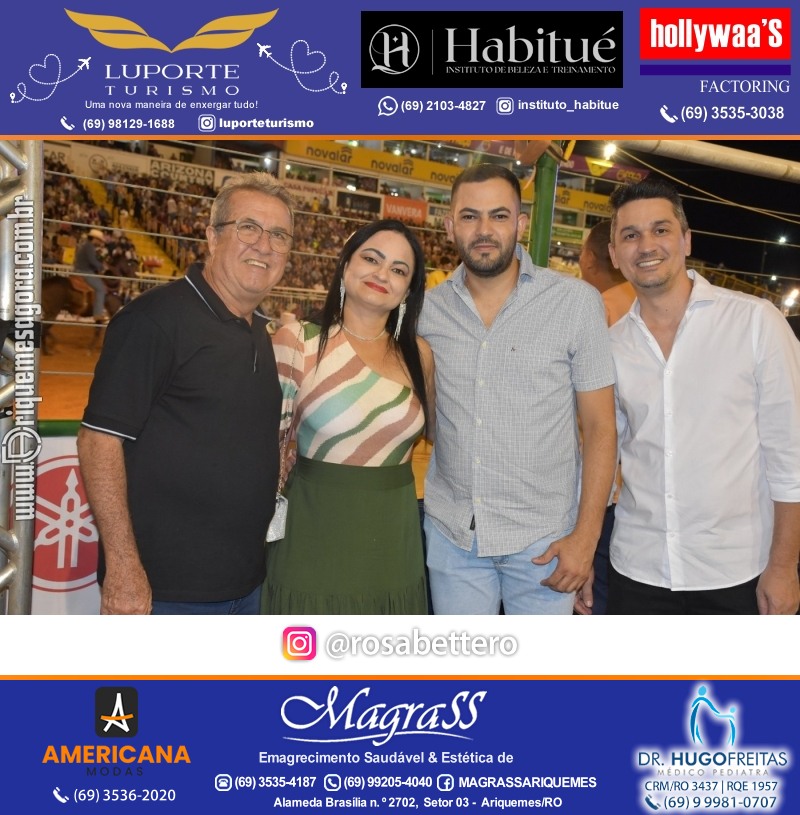 EXPOARI 2023 - Show com Gusttavo Lima & Galera & Stand & Camarote VIP & Camarote V8 na APA em Ariquemes Rondônia