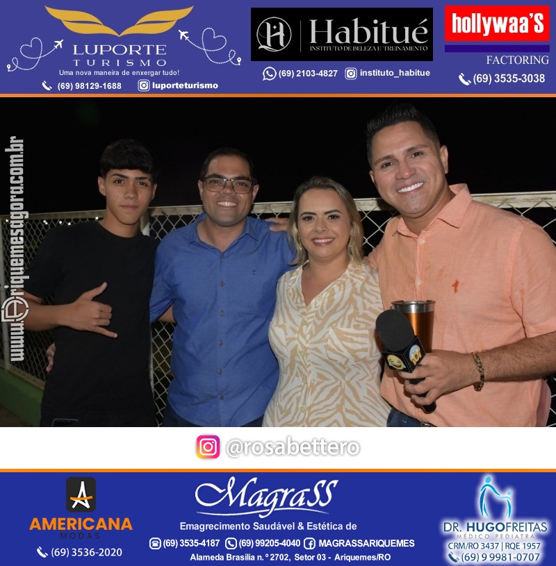 EXPOARI 2023 - Show com Gusttavo Lima & Galera & Stand & Camarote VIP & Camarote V8 na APA em Ariquemes Rondônia