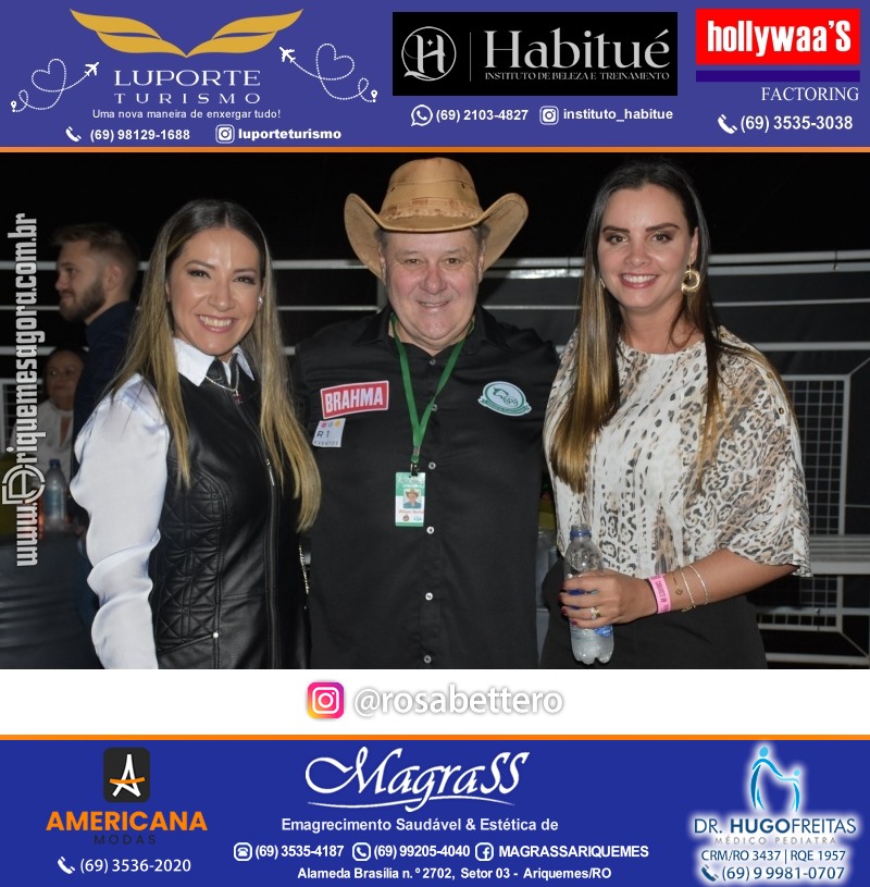 EXPOARI 2023 - Show com Gusttavo Lima & Galera & Stand & Camarote VIP & Camarote V8 na APA em Ariquemes Rondônia