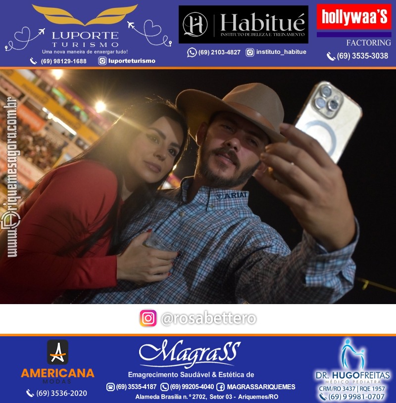 EXPOARI 2023 - Show com Gusttavo Lima & Galera & Stand & Camarote VIP & Camarote V8 na APA em Ariquemes Rondônia