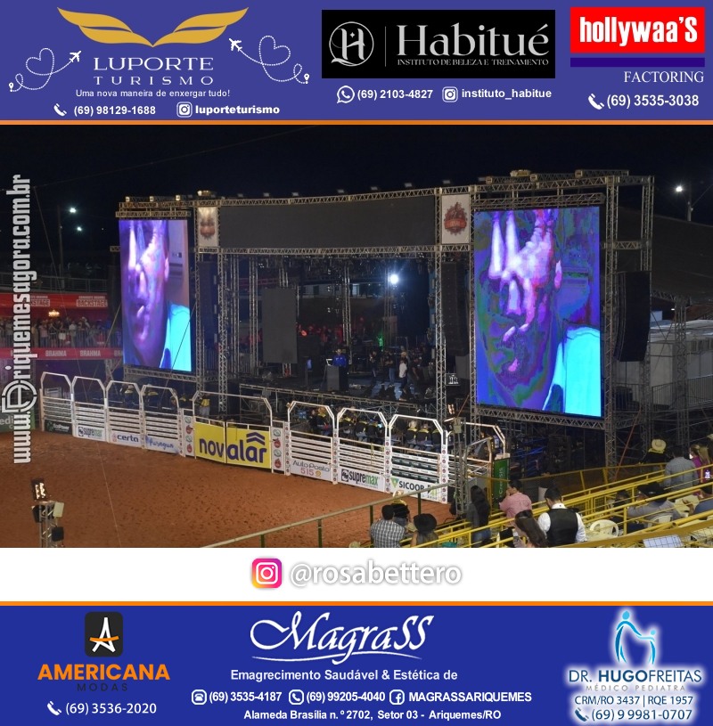 EXPOARI 2023 - Show com Gusttavo Lima & Galera & Stand & Camarote VIP & Camarote V8 na APA em Ariquemes Rondônia