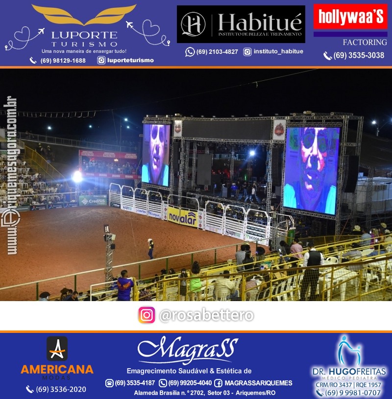 EXPOARI 2023 - Show com Gusttavo Lima & Galera & Stand & Camarote VIP & Camarote V8 na APA em Ariquemes Rondônia