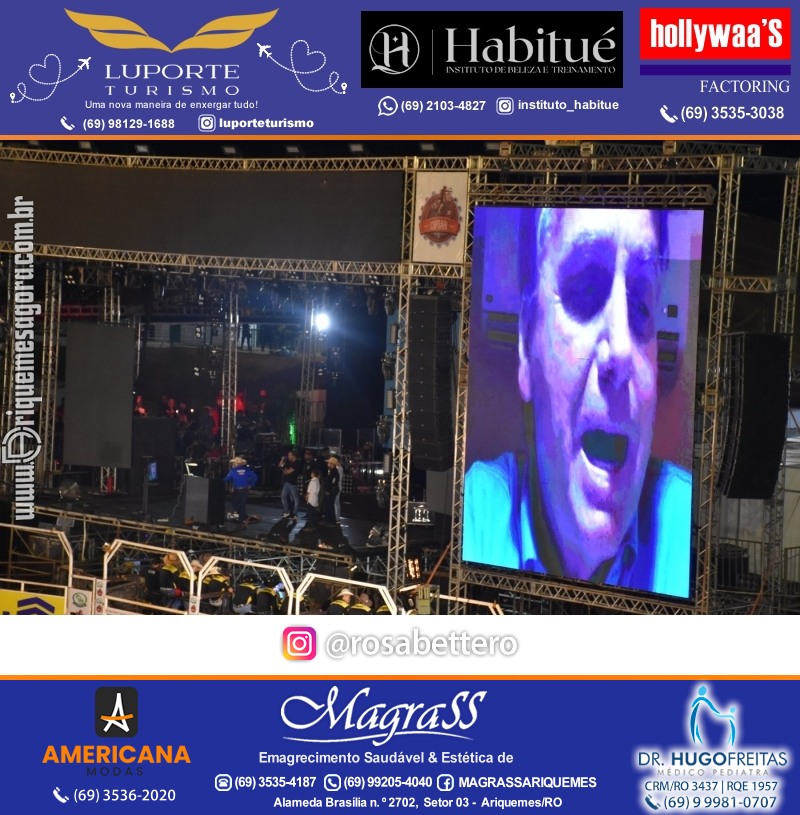 EXPOARI 2023 - Show com Gusttavo Lima & Galera & Stand & Camarote VIP & Camarote V8 na APA em Ariquemes Rondônia