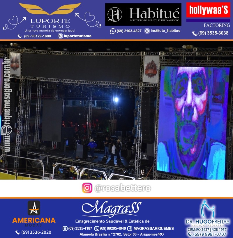 EXPOARI 2023 - Show com Gusttavo Lima & Galera & Stand & Camarote VIP & Camarote V8 na APA em Ariquemes Rondônia