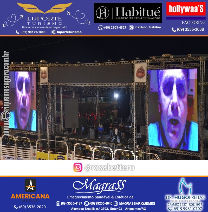 EXPOARI 2023 - Show com Gusttavo Lima & Galera & Stand & Camarote VIP & Camarote V8 na APA em Ariquemes Rondônia